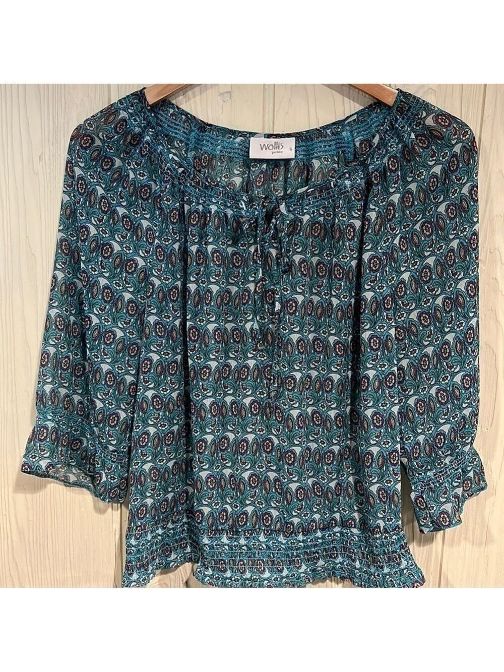 Wallis Petites Shear Blouse Small